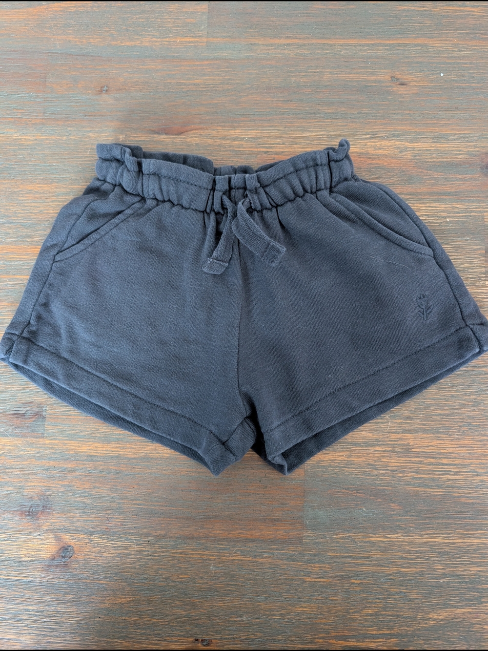 Zara Black Elastic Waist Athletic Shorts